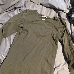 Olive Green Long Sleeve shirt